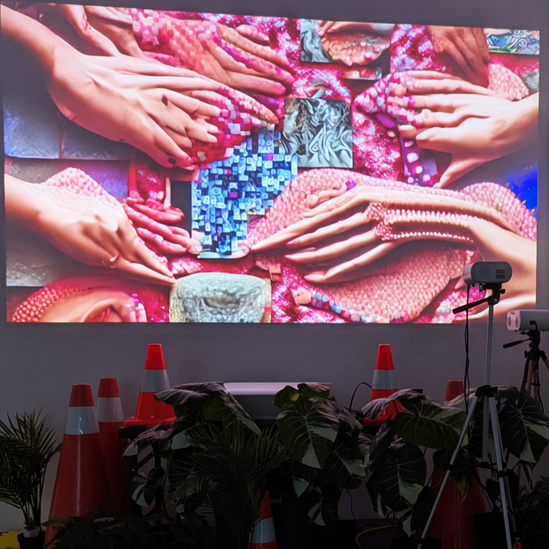 Hands of Fate by tiv (2024), installation view